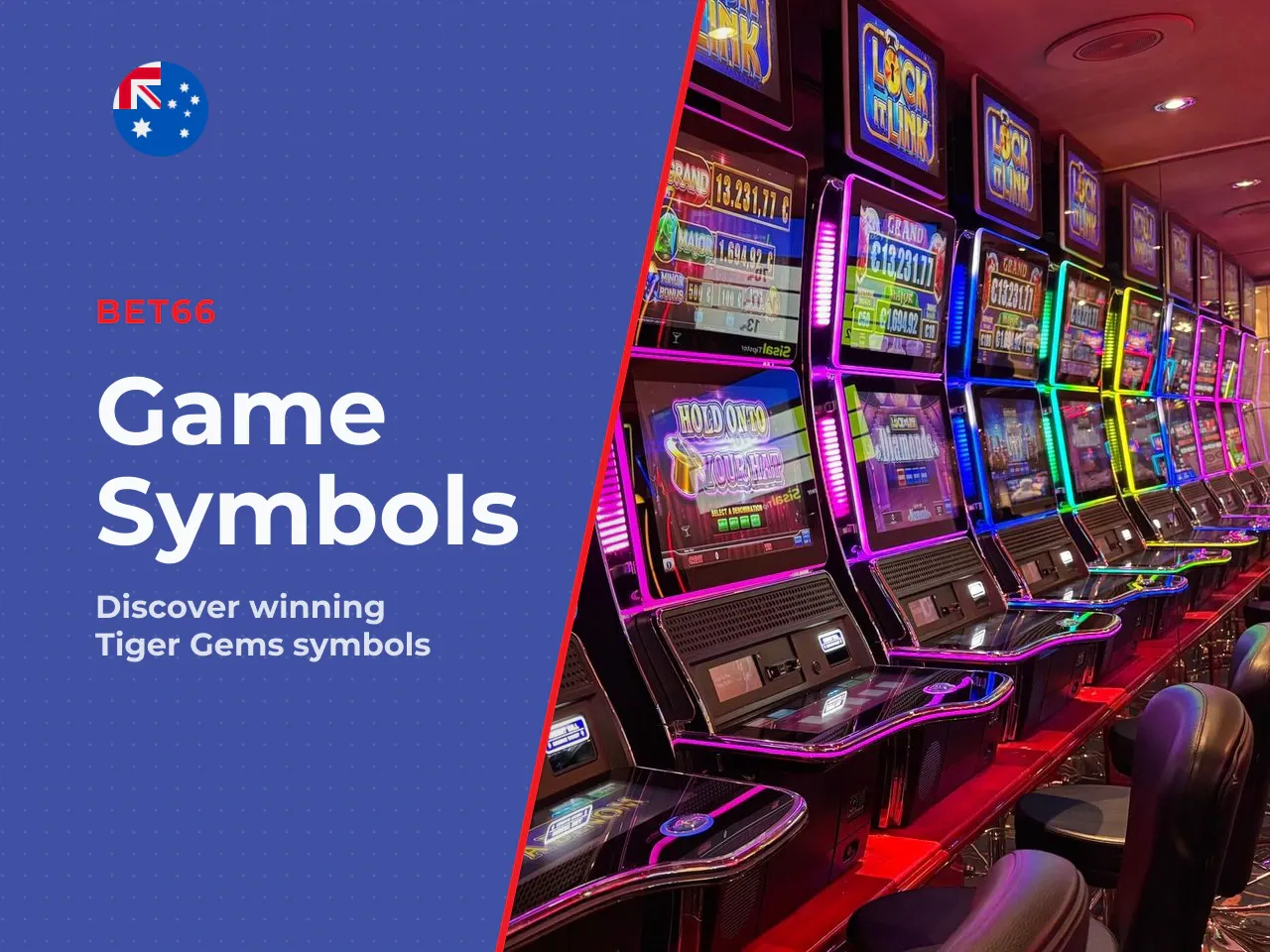 Symbols and payouts in Tiger Gems