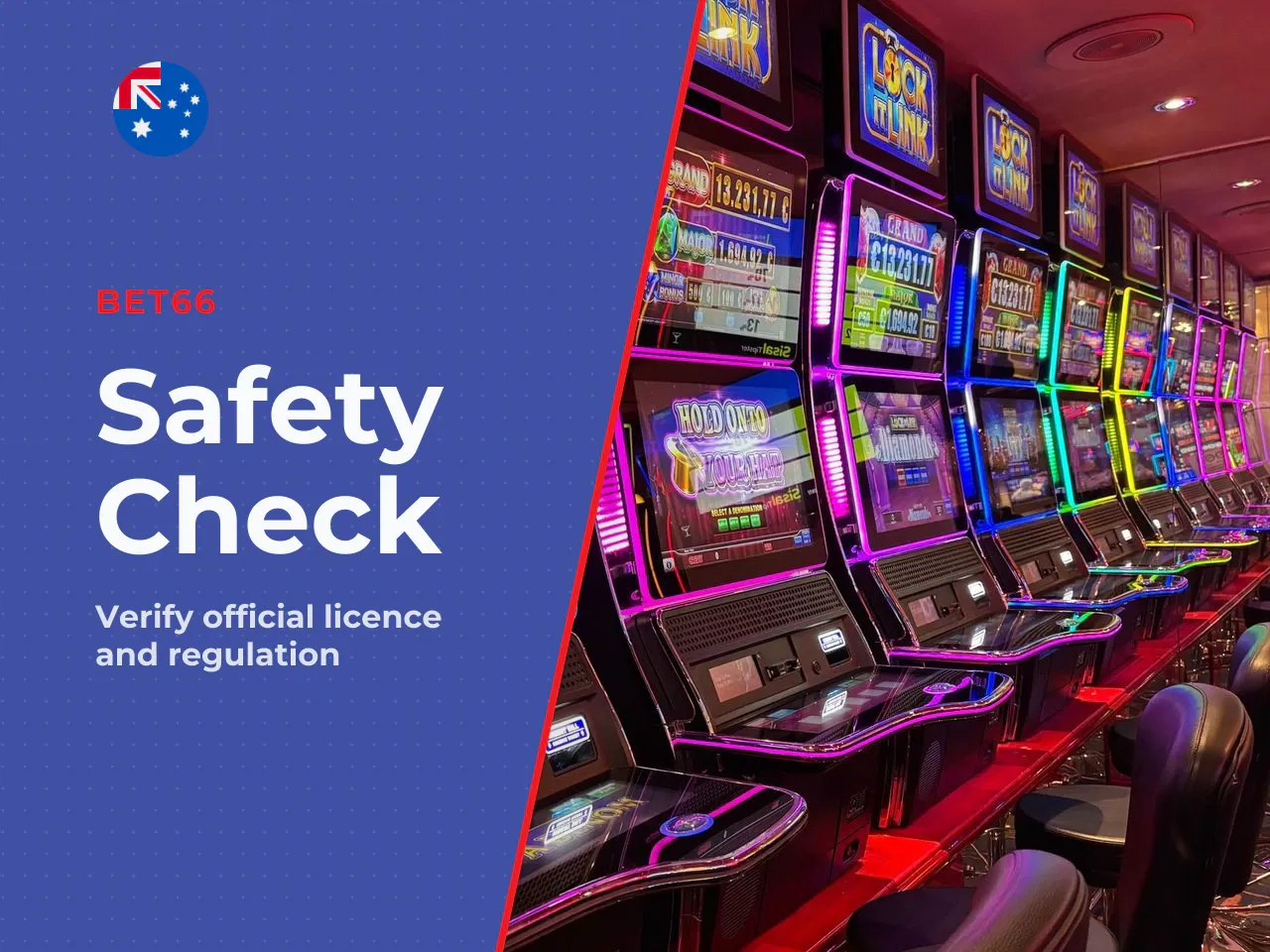 Casino selection checklist. - Licence and