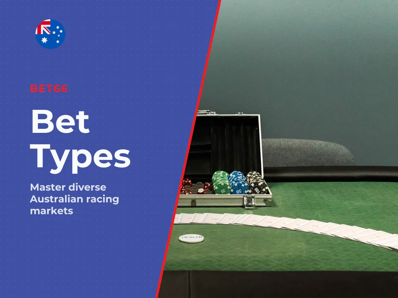 8.3 Bet types win, place, exotics