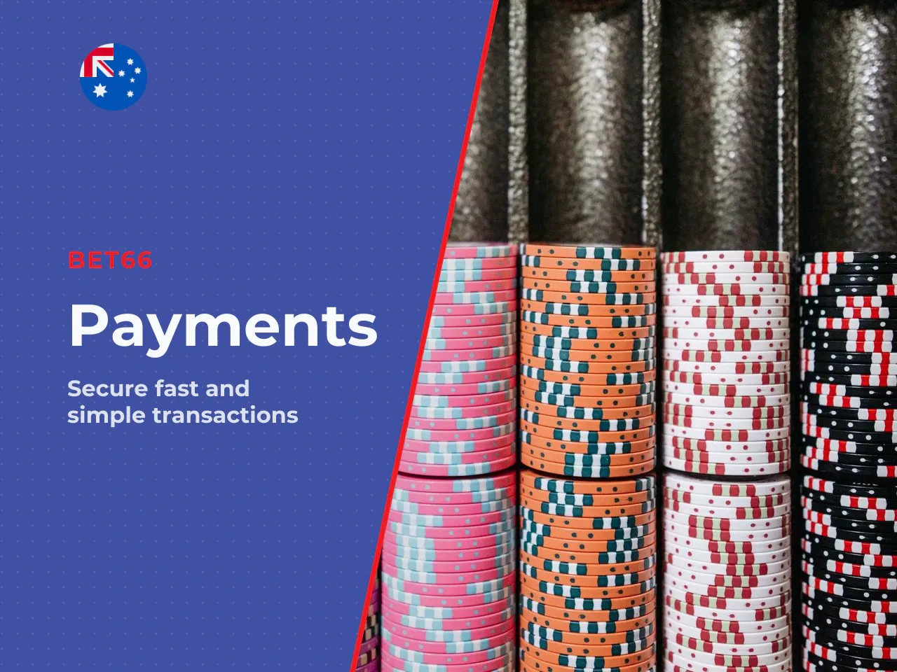 Deposits, withdrawals and available payment methods